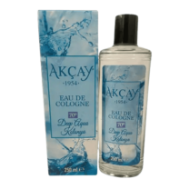 Akçay Deep Aqua Kolonyası 70° – 250 ml Cam